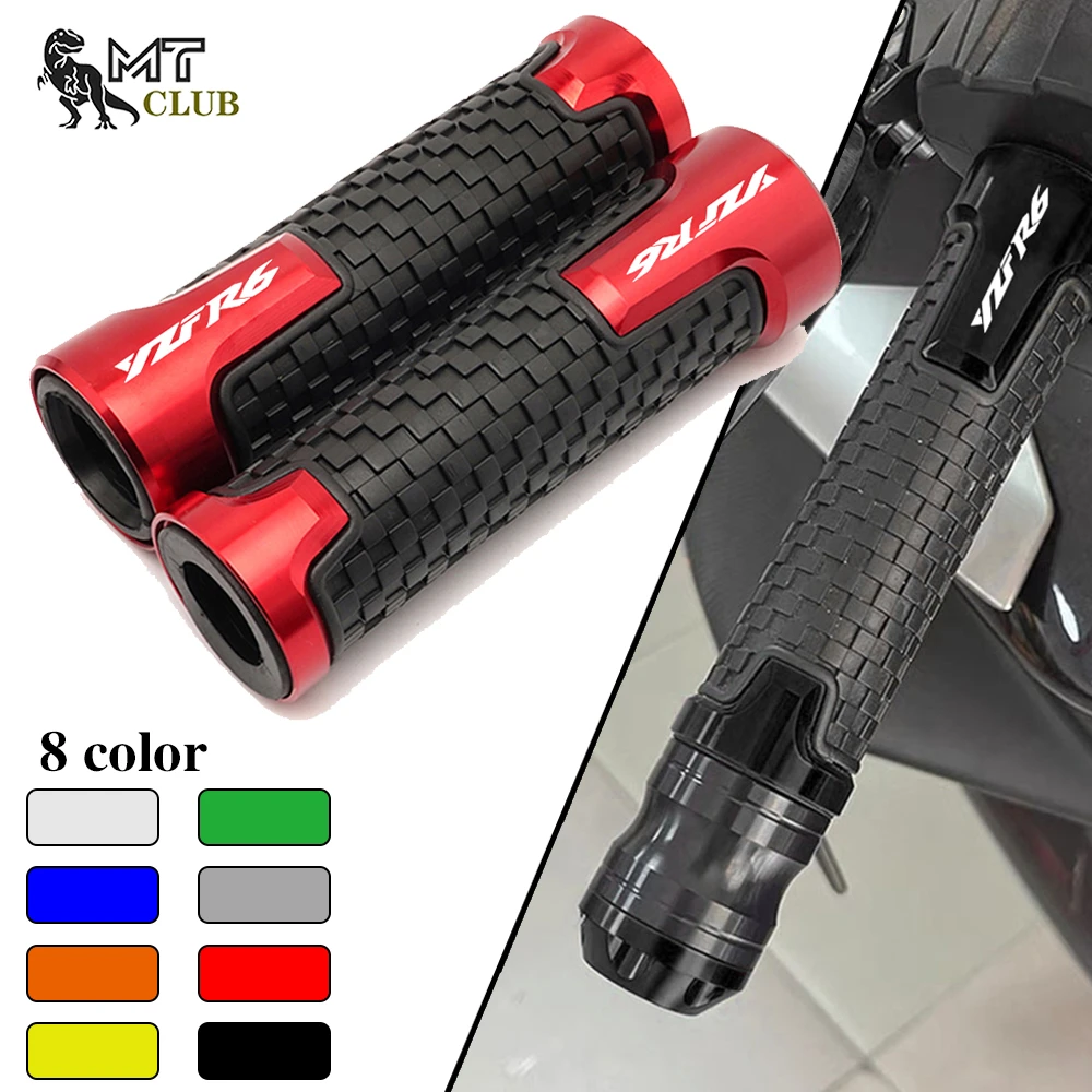 YZF R6 Motorcycle CNC Aluminum Handle Bar Handlebar Hand Grips For YAMAHA YZFR6 YZF-R6 1999 2000 2001 2002 2003 2004 7/8