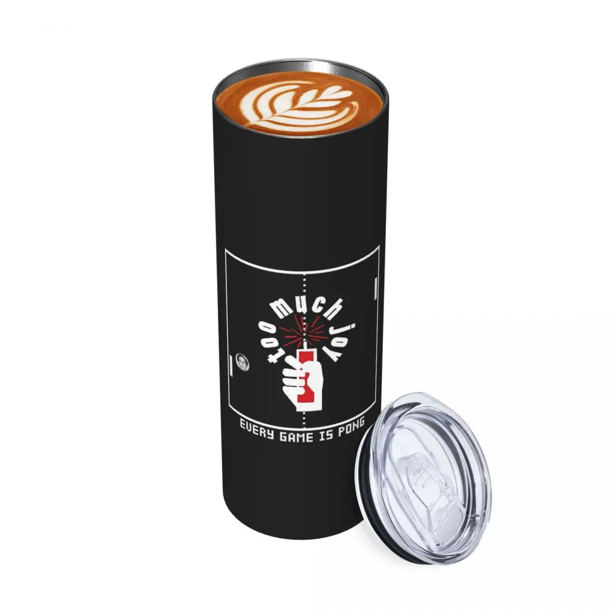Every Game Is Pong Stainless Steel Tumbler Vacuum Insulated Mug Thermal Cold Cup Straws With Lid 20oz