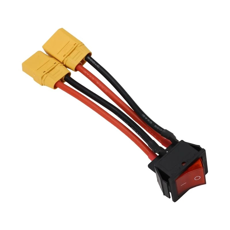 2026 New 30A Large Current High Load Switch XT90 Plug Power On-Off Electronic Switches For RC Drone UAV Battery ESC Connection
