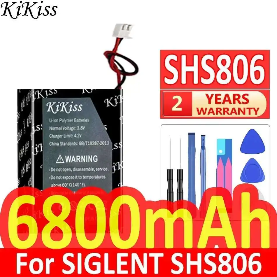 

KiKiss Battery 6800mAh For SIGLENT SHS806 oscilloscope