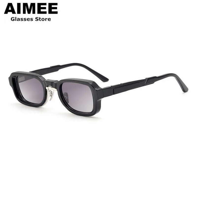 2024 Small Square Frame Personality Retro Sunglasses Men Women Big Face UV Protection Drving Sun Glasses Myopia Optical Eyewear