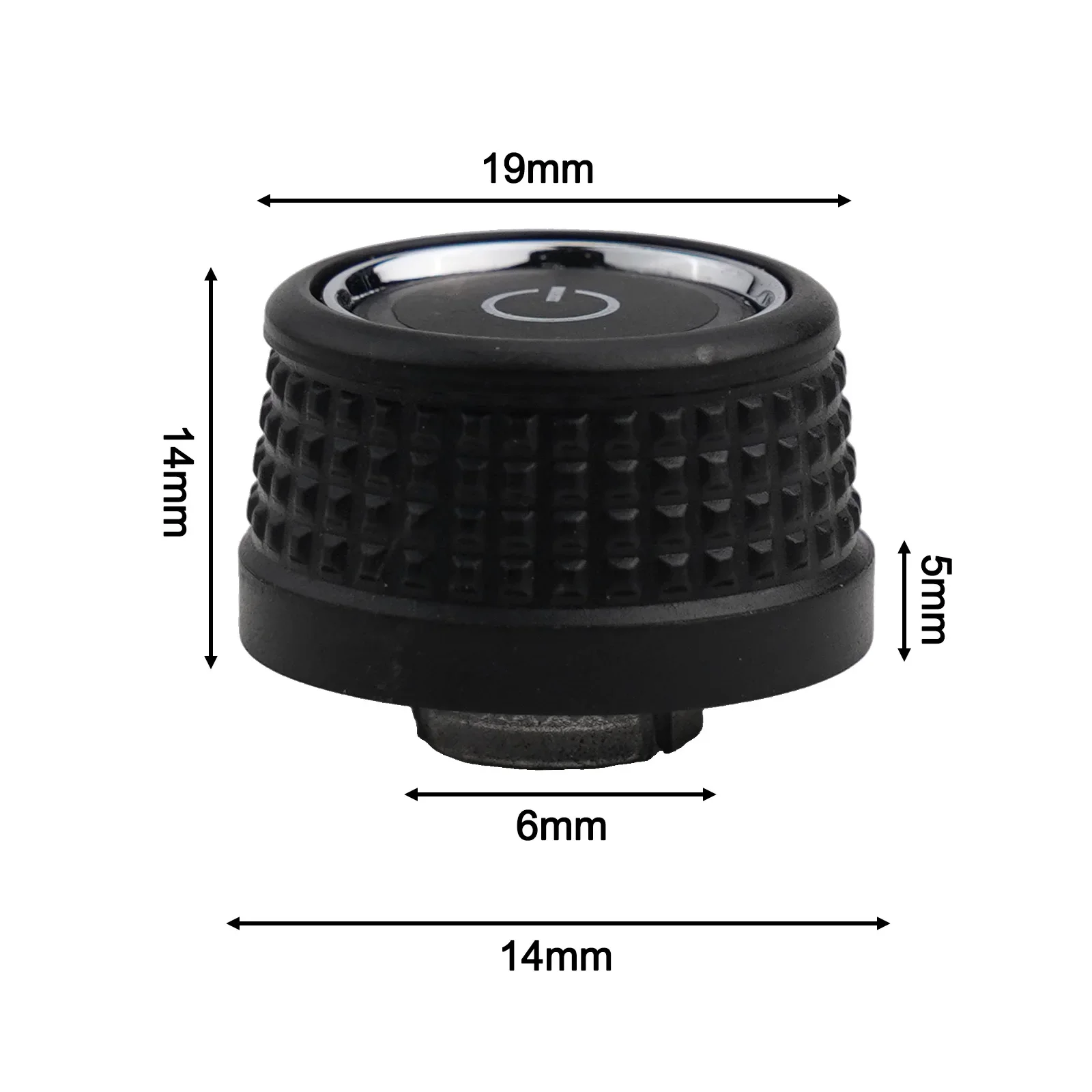  Car Radio CD GPS Volume Control Knob Switch Button Turn Knob For Golf 6 For Skoda 6C0919603 Auto Accessories