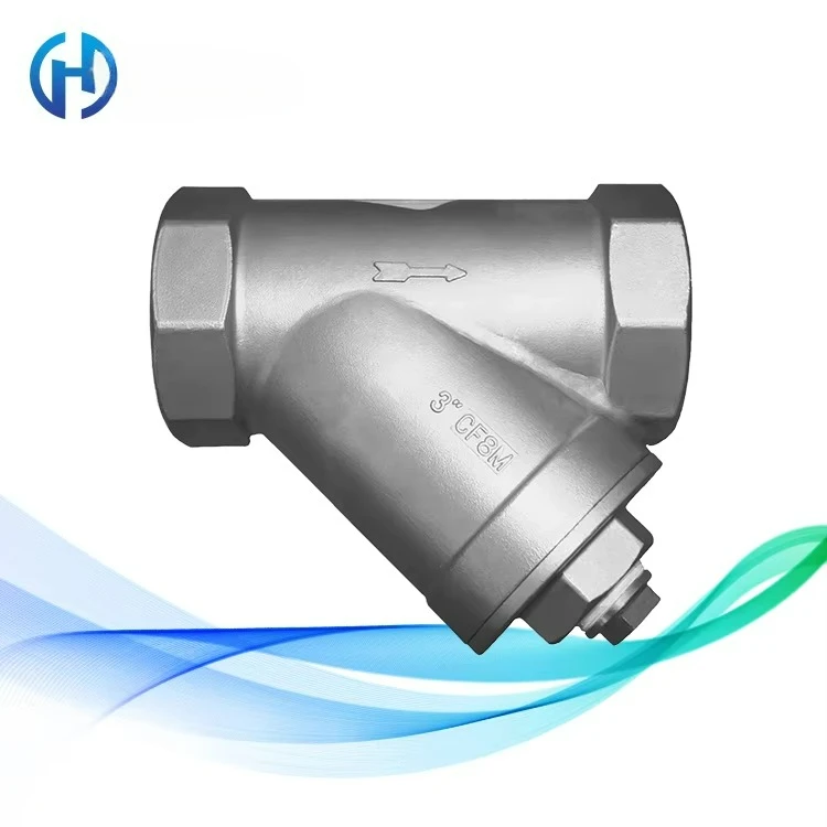 

LANHUI Industrial Y Type Strainer Stainless Steel Manual Hydraulic Power Valve for High Temperature Water General Application