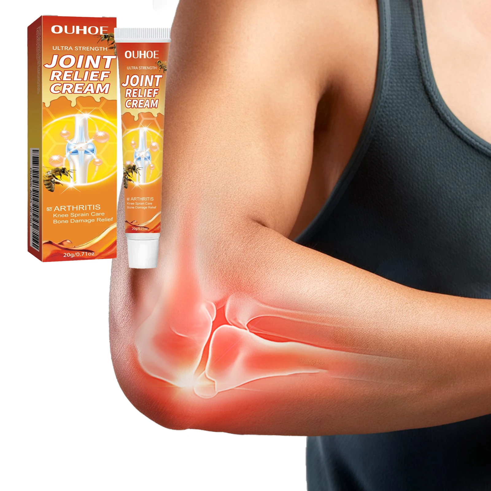 

20g New Zealand Bee Venom Gel Professional Treatment Shoulder Neck Waist Legs Joint Health Care Bee Cream Natural Bee Venom Gel