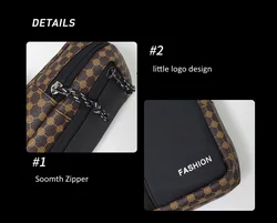 Men's Chest Bag Small Fashion Personalized Casual Shoulder Bag Versatile Men's Crossbody Bag