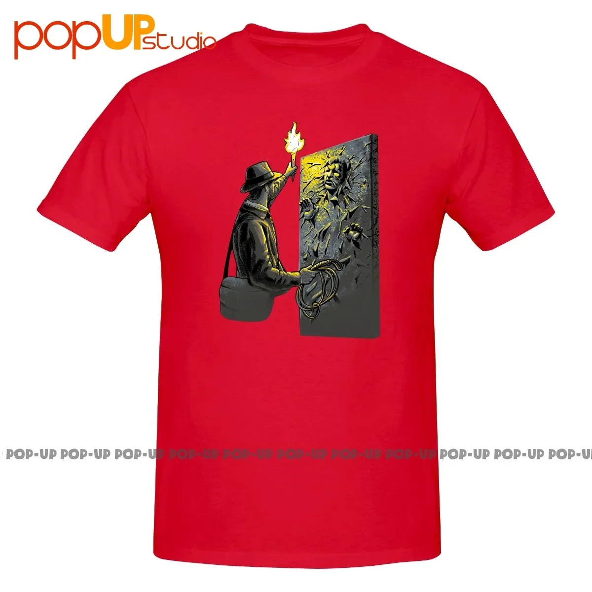 إنديانا جونز هان سولو كربونيت قميص كاجوال رائع تي شيرت تي شيرت Vtg عروض ساخنة فريدة من نوعها