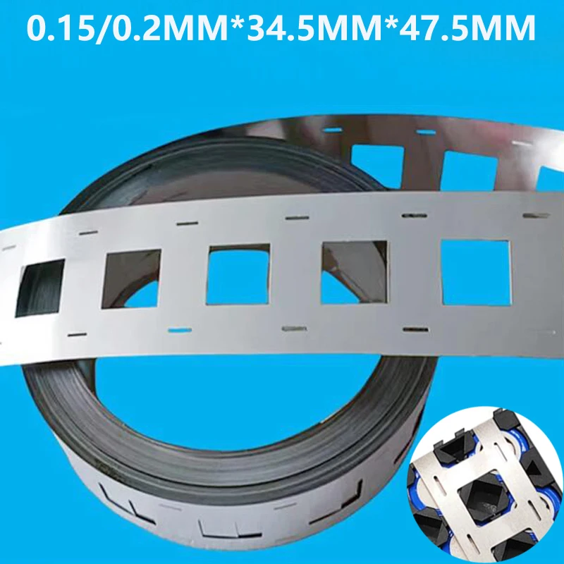 32650 32700 32140 33140 Connecting Nickel Sheet with Lithium Battery Nickel-plated Steel Strip Spot Welding Nickel Sheet image 5