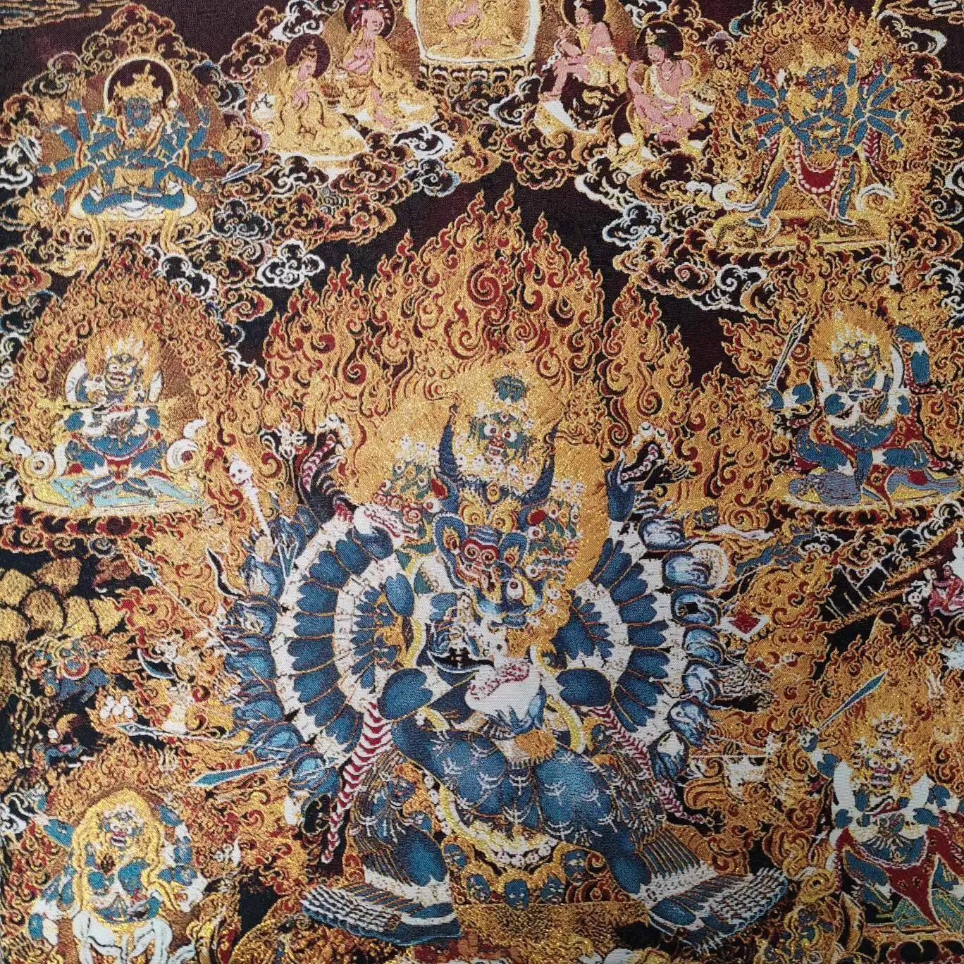 36Inch Tibetan Silk Buddhist Foshan Thangka Painting 9
