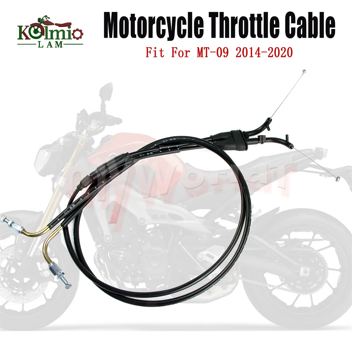 

Fit For YAMAHA MT 09 2014 - 2020 MT09 FZ09 Motorcycle Accessories Throttle Wire Cable Line
