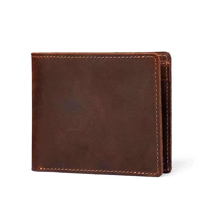 

Мужской кошелек из 100% натуральной кожи с карманом для монет 9,2*11,3 см