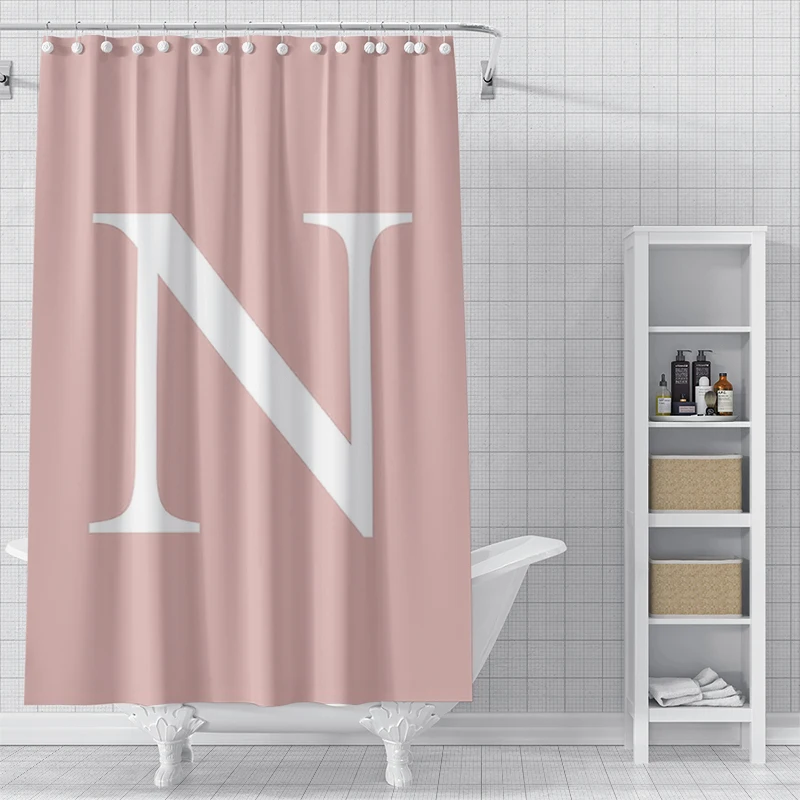 Home decor 26 letter shower curtains for bathroom waterproof fabric bathroom Curtains modern shower curtain 180x200 240x200