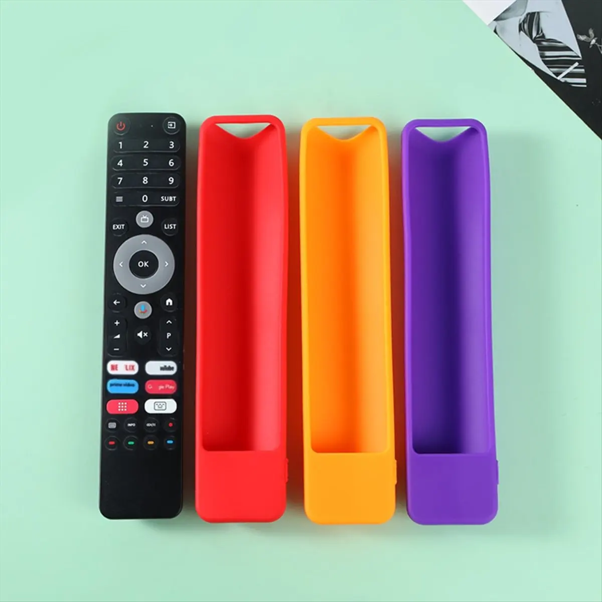 AT42 Silicone Protective Case for DEXP Remote Control Smart TV Remote Dustproof Sleeve Shockproof Cover