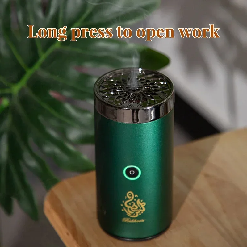 NAMSTE Electric Incense Burner Portable Aroma Diffuser Decoration Freshener Device USB Rechargeable for Car Home Room