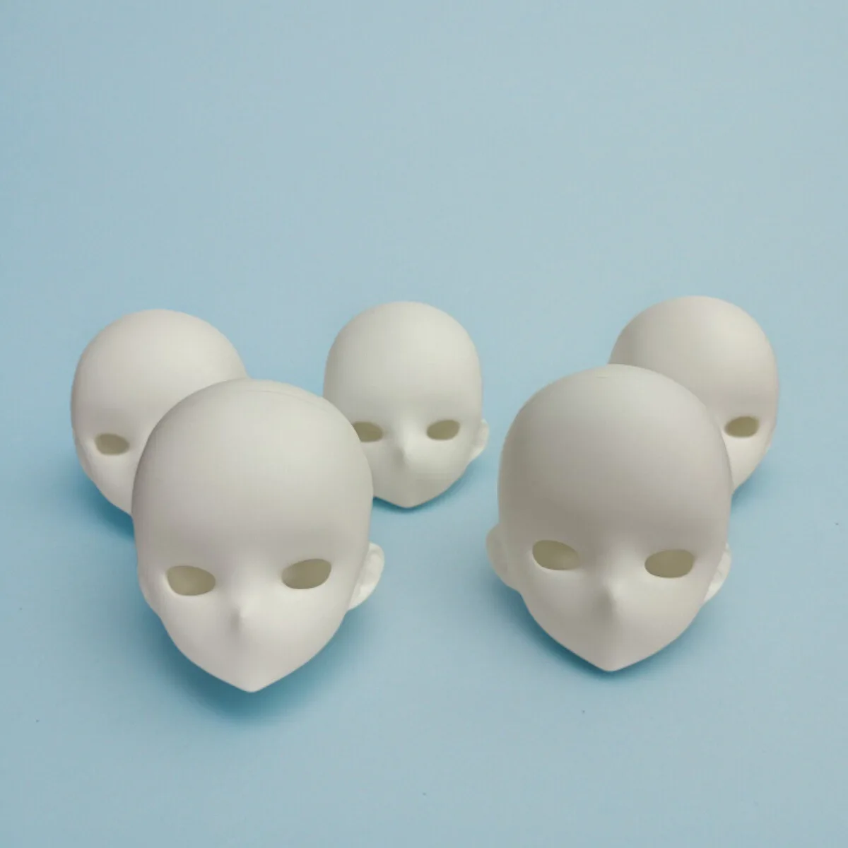 

New 1/4 BJD Doll Head Anime Vinyl material Doll Lovely DIY Practice Makeup Model For Children Surprise Birthday Gifts