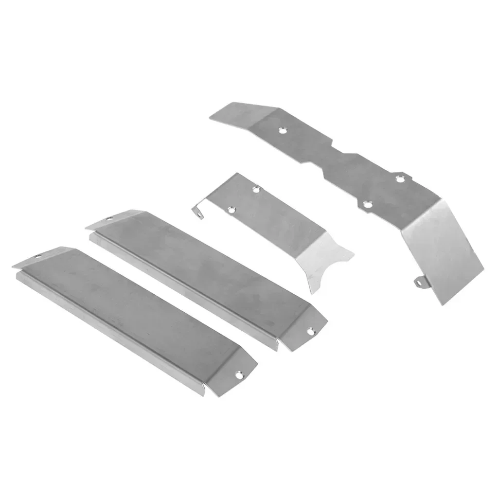 

4 шт., обновленная ось, защитная пластина, бампер, защита шасси для 1/10 Trxs TRX-4 E-REVO, радиоуправляемый гусеничный автомобиль, запчасти