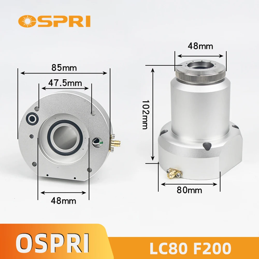 Ospri TRA Laserdüsen-Sensoranschluss LC218 LC40 LC80 LC608 LC1508 Kapazitätssensor für OSPRI Faserlaser-Schneidkopf – Detail 11