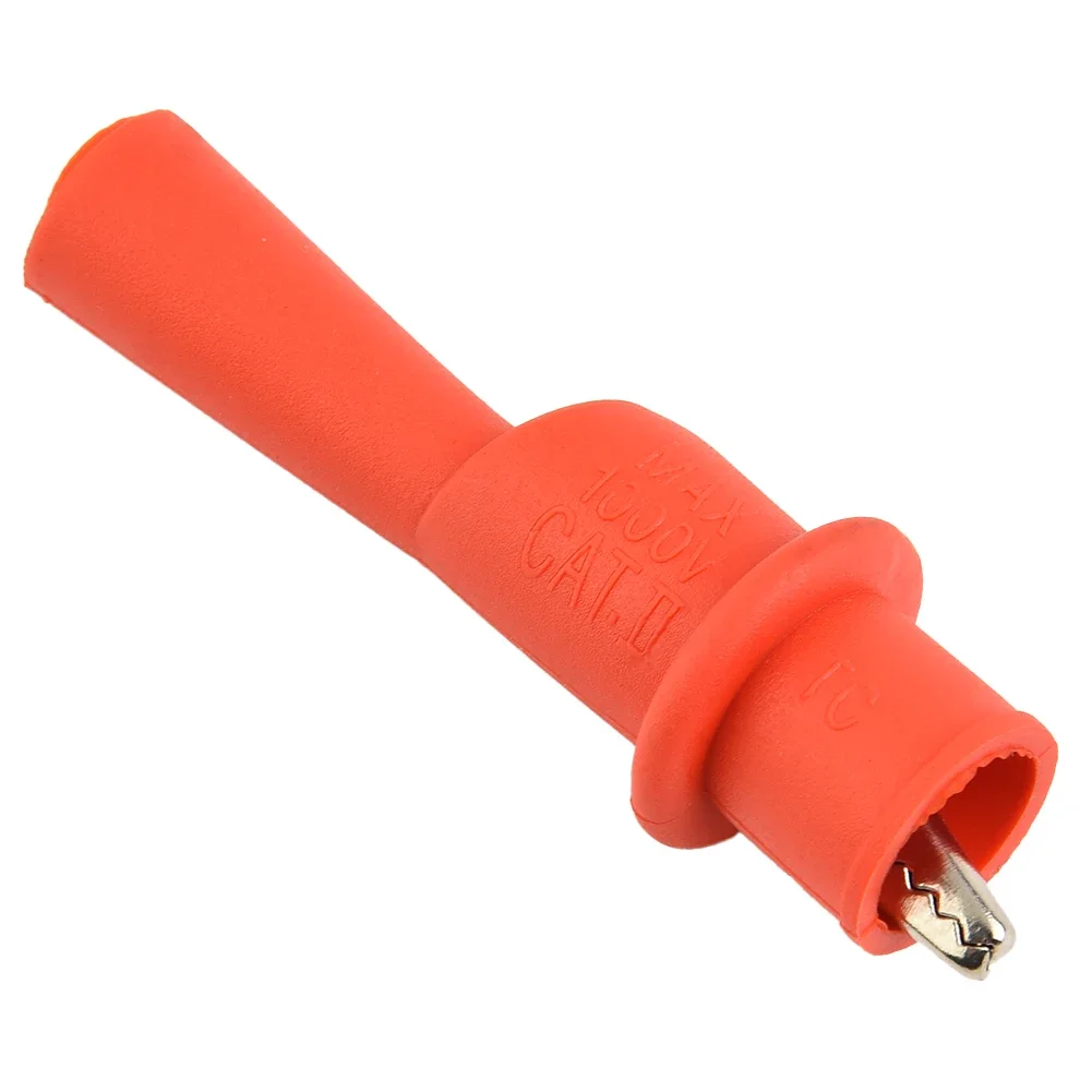 1 paire de pointes de fil à Clip, pince de Test rouge + noir pour testeur multimètre AC DC 10A 1000V, accessoires d'outils multimètre