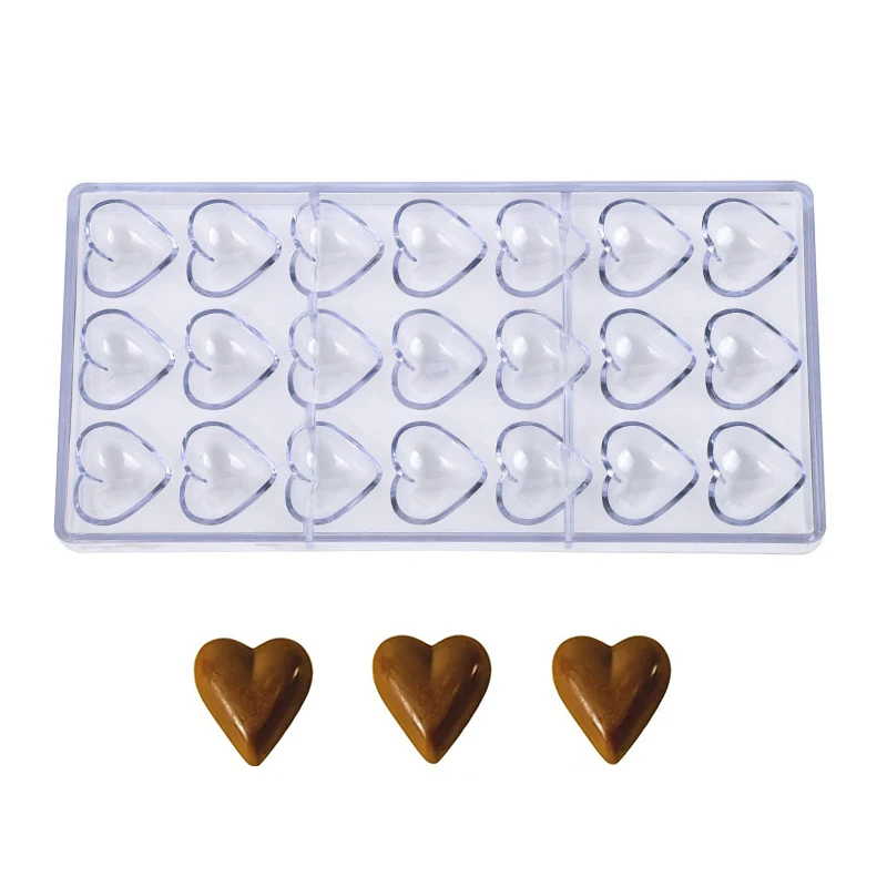 3D Chocolate Mold Baking Polycarbonate Chocolate Molds Confectionery Candy Form Mould Baking Pastry Bakery Tools