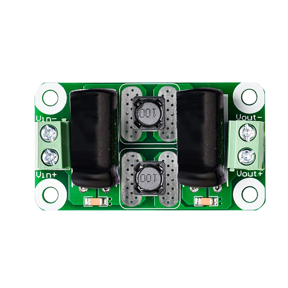 DC Power Filter Board 0-25V/0-50V 2A/3A/4A Class D Power Amplifier Module Interference Suppression Board EMI Suppression Board