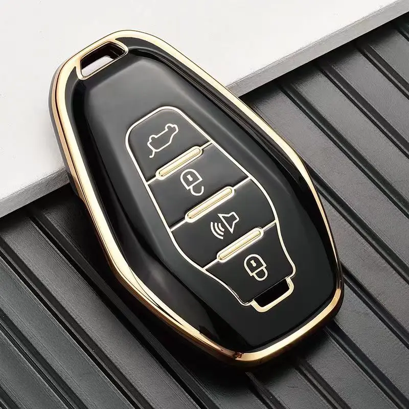 TPU Car Key Case Cover for Chery Jetour X70 X90 X95 Plus 2020 2021 2022 Remote Holder Keychain Shell Fob Accessories