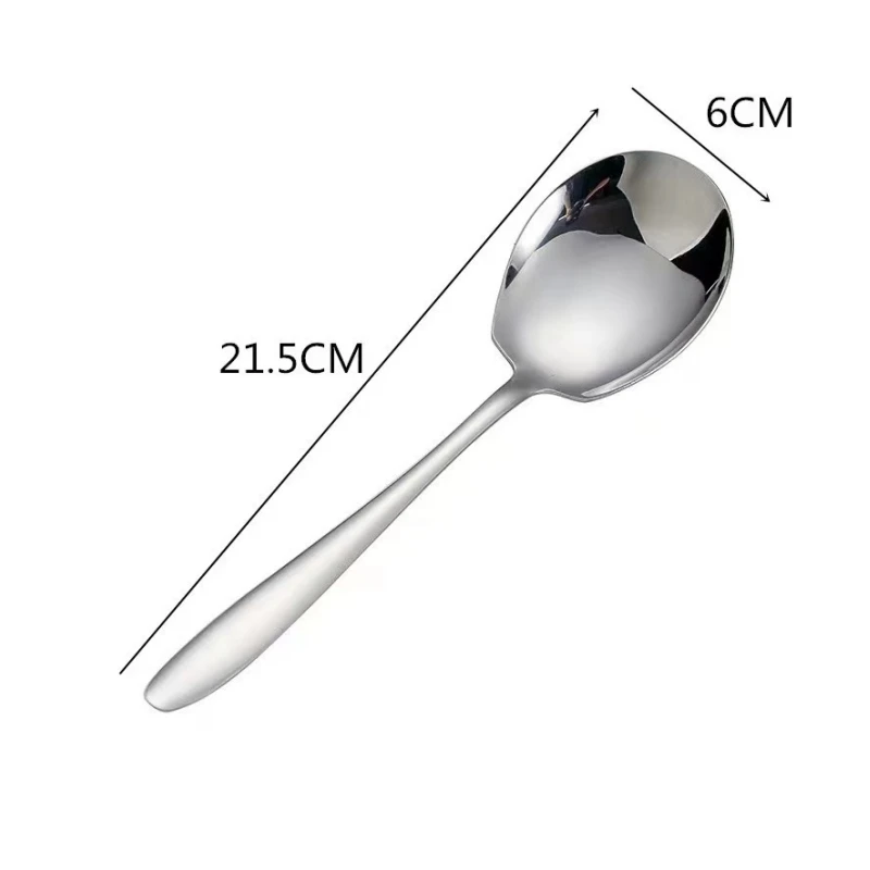 1pc stainless steel spoon Home hotel buffet serving spoon serving spoon Long handle large public spoon