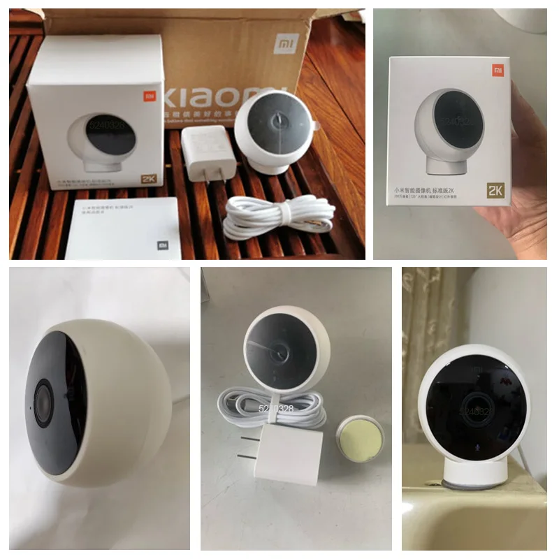 Xiaomi New  Mijia Smart IP Camera 2K 1296P HD Night Vision Webcam Baby Security Monitor Video Camera AI Human Mi Smart Home Life