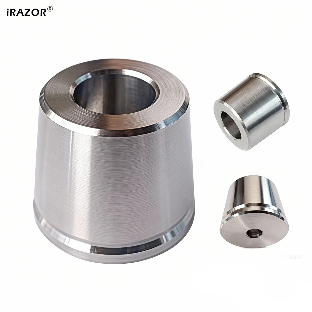 IRAZOR Safety Razor Base,Heavy Durable 304 Stailesss Steel Shaver Stand Holder for Manual Razor,Holder Diameter 1.5cm