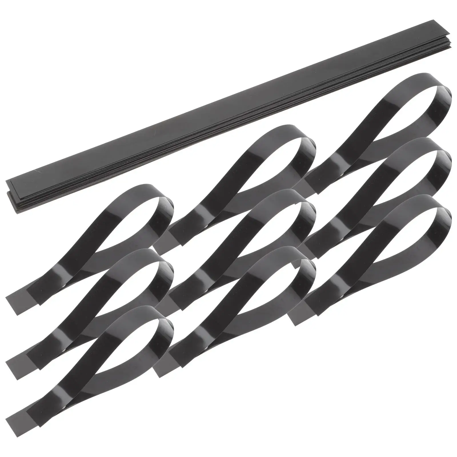 

20pcs Black Snare Drum Wire Straps PET Material Flexible Installation Tools Drum Accessories Fixing Strap Strand