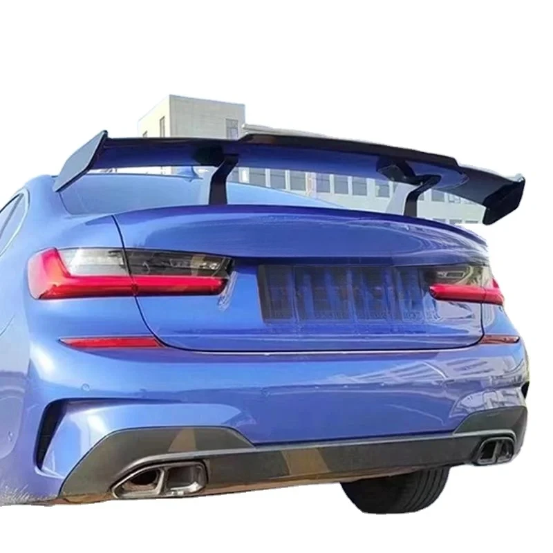 

Car Universal Tail Wings Trunk Rear Spoiler Racing Wing Carbon Black Abs GT-Style Automobile Modified Trim Kit