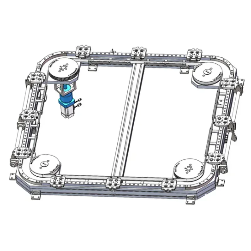 Hot sales High-Speed Ring Track Circulation Line Precision Ring Guide Rail Conveyer Belt Chain Connecting Rod Oval Arc Guide