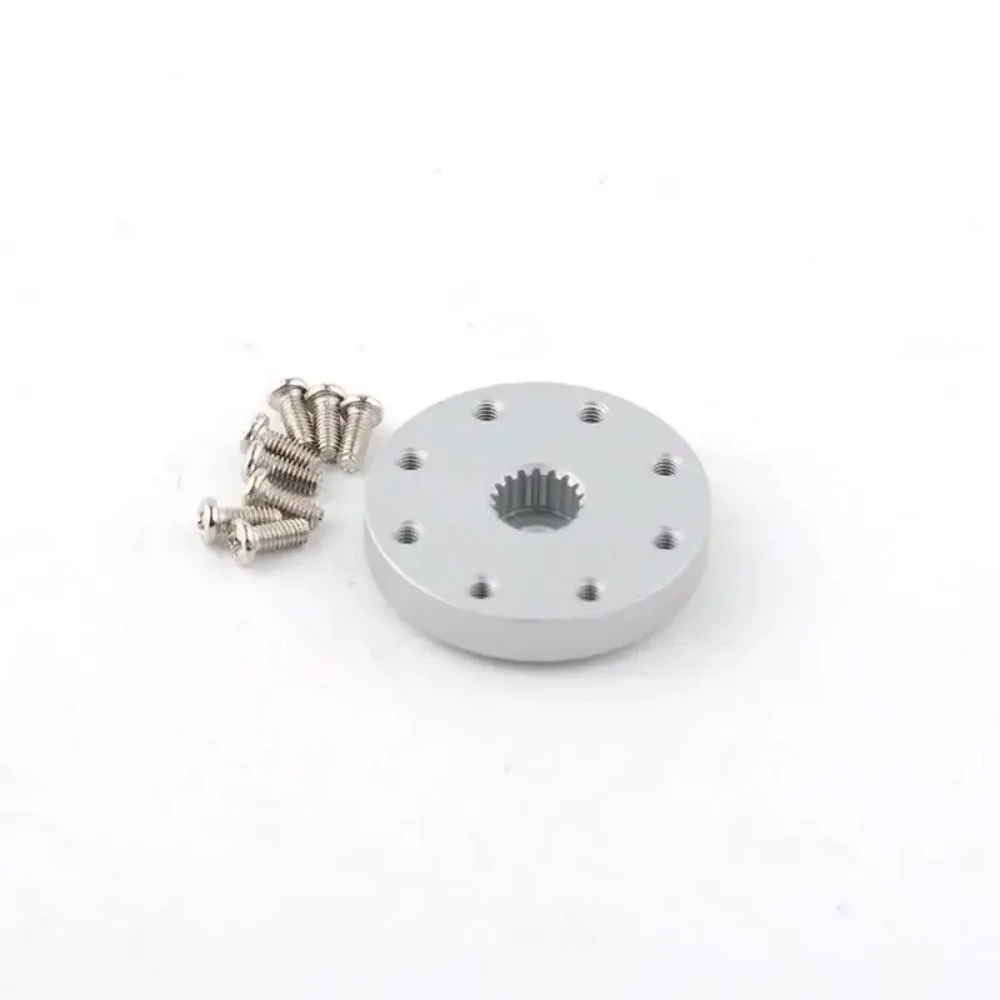 18T Metal Round Servo Bracket for DS5160 DS5180 DS51150 60KG 80KG 150KG Servo Motor High Torque Servo with 4 Sets M2.5*6 Nuts