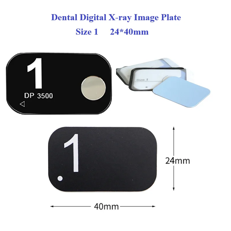 Dental PSP Scanner Plate Digital Intraoral X-Ray Imaging PSP Plate Dental X-Ray Imaging Plate Size0 Size1 Size2 Size3  Magnetic