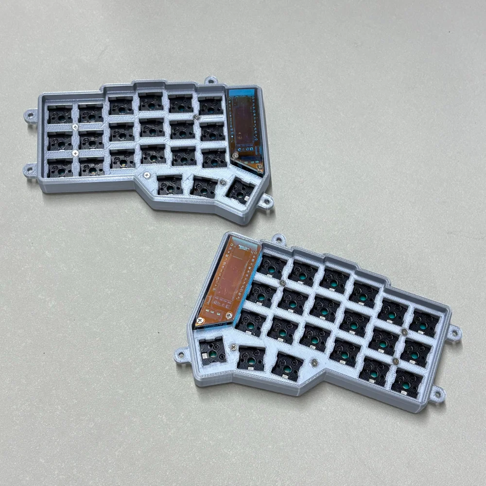 Corne V3 MX Crkbd Split Keyboard Custom Dual Mode Bluetooth Original Handmade RGB OLED Hot Swap Vial  NRF52840 Accessories Gift