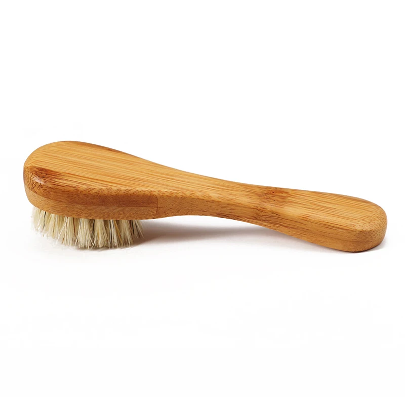 1 Stuks Natuurlijke Gezichtsborstel Haren Exfoliërende Gezichtsborstels Houten Vrouw Man Huidverzorging Lichaamsborstel Massager Scrubber Gereedschap