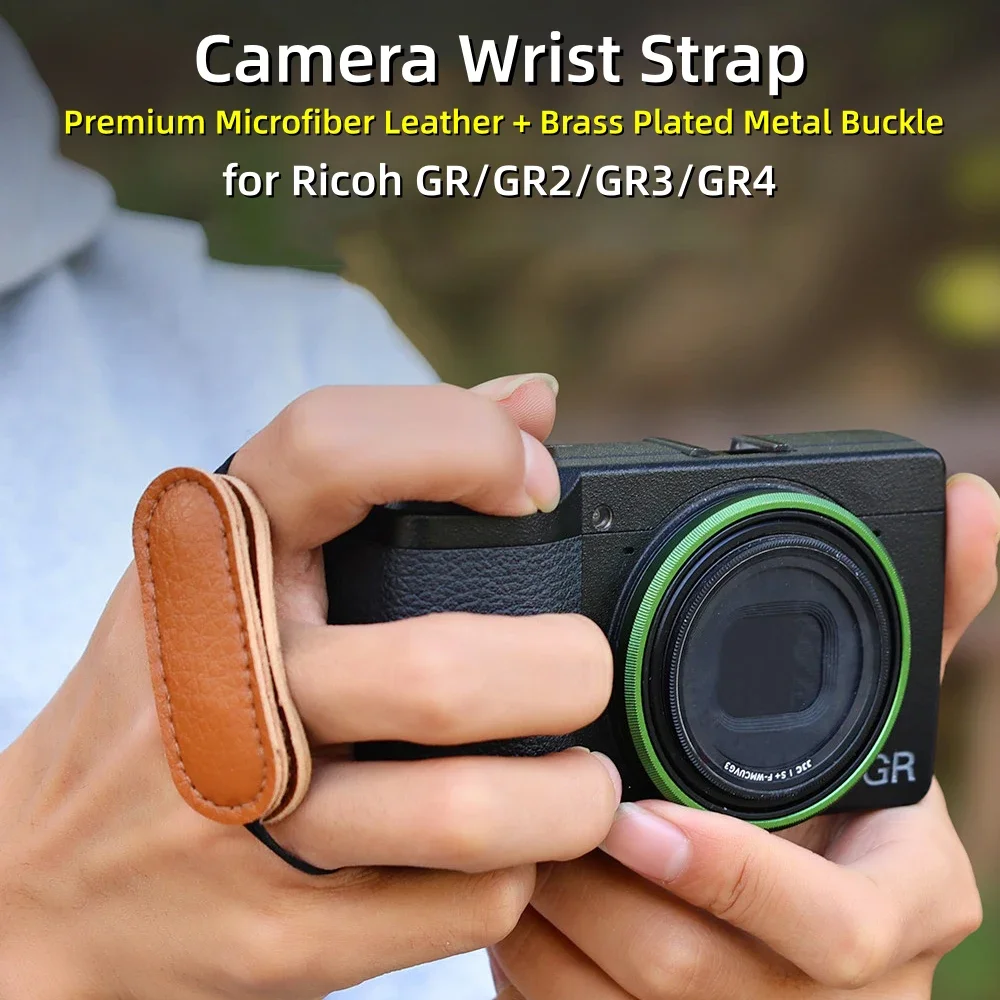 Camera Finger Strap Shoulder Wrist Portable Rope Lock Hand Ring Buckle for Ricoh GR GR2 GR3 GRII GRIII Photograph Accessories