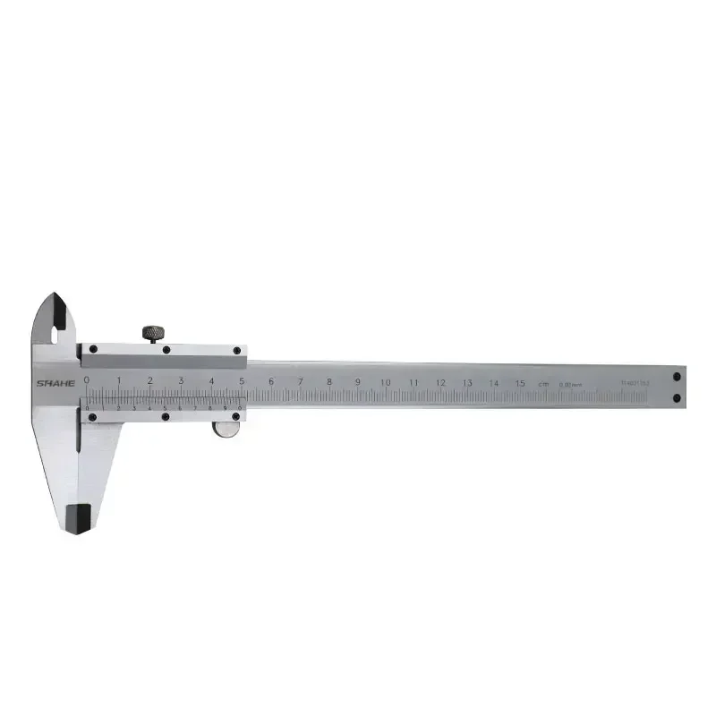 SHAHE High Precision 0.02mm Vernier Caliper Stainless Steel Vernier Calipers for Inside, Outside, Depth and Step Measurements