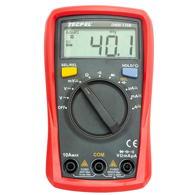 TECPEL DMM-135B Pocket Size  Multimeter Digital 1999 Counts