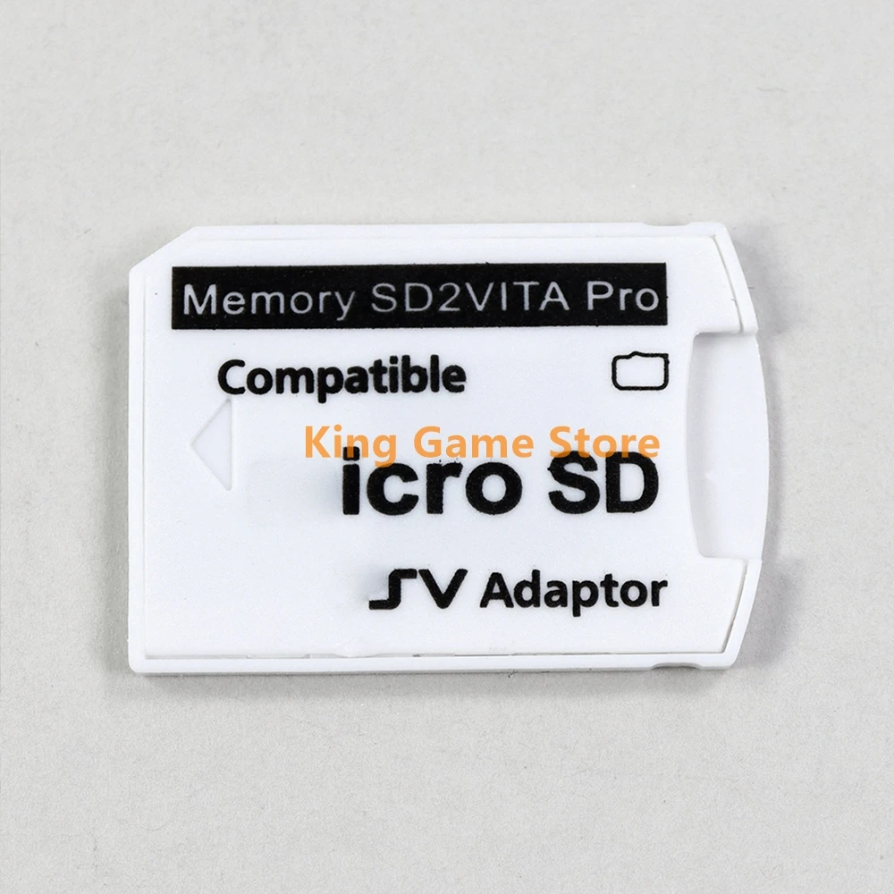 20pcs Version 2.0/3.0/5.0/6.0 Fast Loading Card Adapter Micro SD/TF Slot SD2Vita Converter for PSVita PSV 1000 2000 Controller