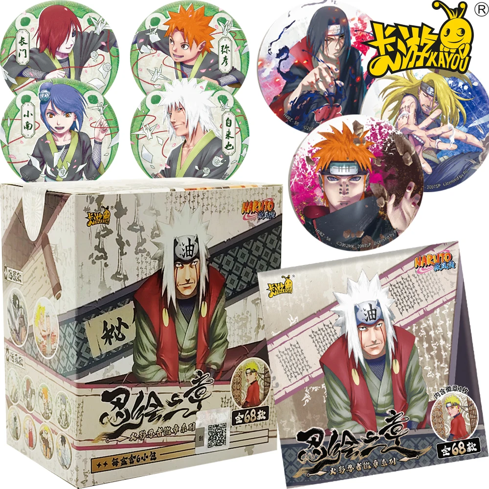 

Genuine Kayou Naruto Cosplay Costume Badge Japanese Classic Anime Characters Creative Exquisite Brooch Accessories Festival Gift