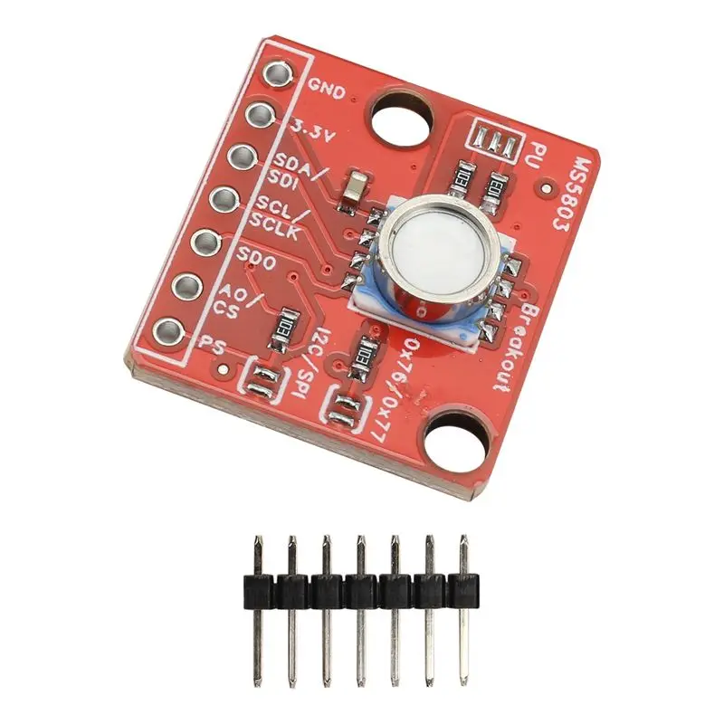 FEDI-For Arduino Compatible GY-MS5803-14BA Fluid Pressure Sensor Module Waterproof For Gas, Liquid, Height Detection Breakout Bo