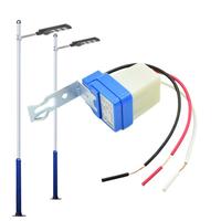 Automatic On Off Photocell Street Lamp Light On Off Controller DC 12V AC 220V Waterproof Photo Control Sensor Auto Light Sensor