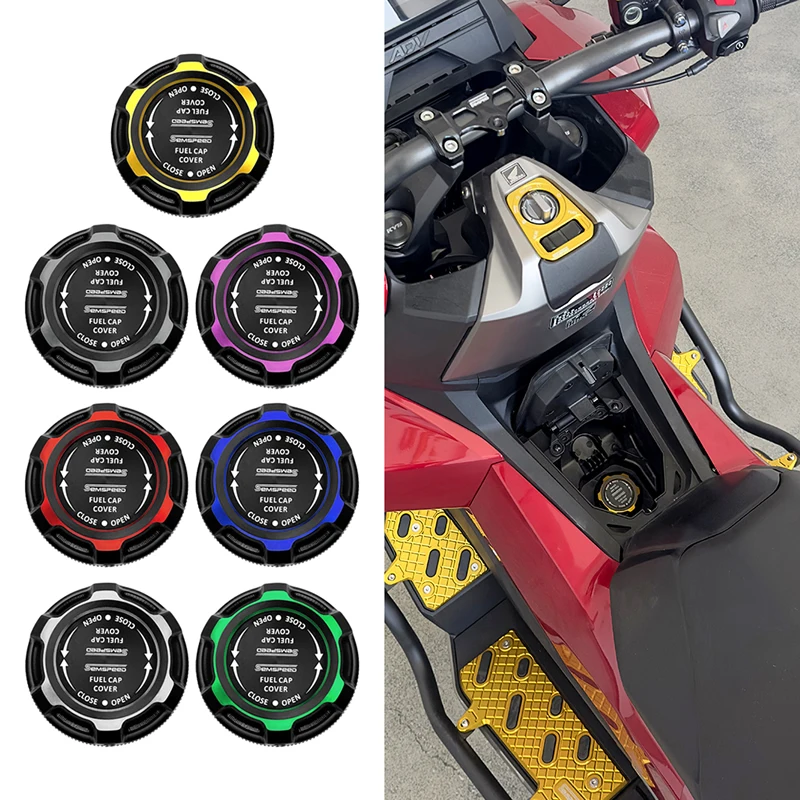 

CNC Fuel Tank Cap Cover For HONDA ADV150 160 ADV350 For FORZA 350 Gas Cap For PCX 150 PCX160 Motorcycle Accessories