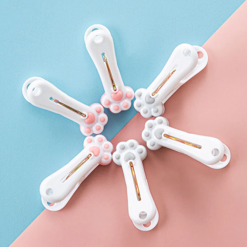 

24Pcs Cartoon Windproof Clothes Pins Practical Housewarming Gift for Friends Socks Scarves Hats Beach Towels Quilt Fixing