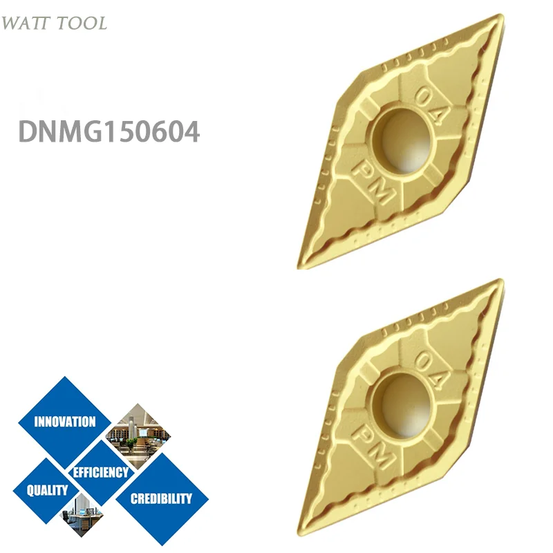 

10pcs DNMG150604 Cemented carbide and cermet General Turning Inserts, metal CNC cutters