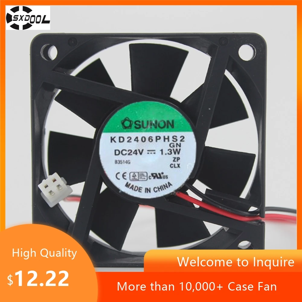 

60mm 6015 24V 1.3W 6cm Inverter Fan KD2406PHS2 .GN