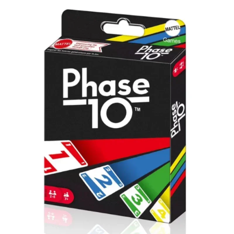 NEW Phase 10 Card Game - Fun Multiplayer Board Game for Family Parties High Quality Toy Design