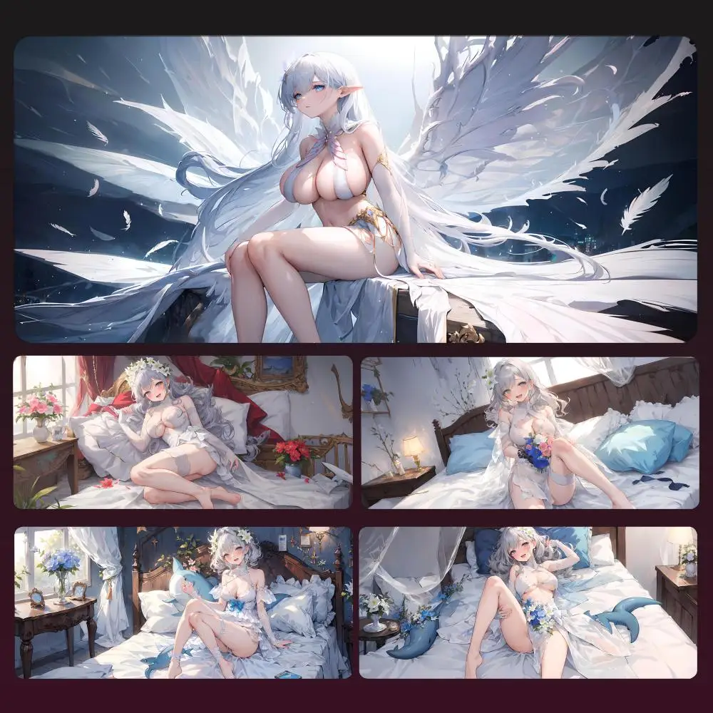 

Anime Girl Azur Lane Hindenburg Mousepad Anime Mouse Pad Gamer Desk Gaming Laptop PC Gamer Accessories Mice Keyboards