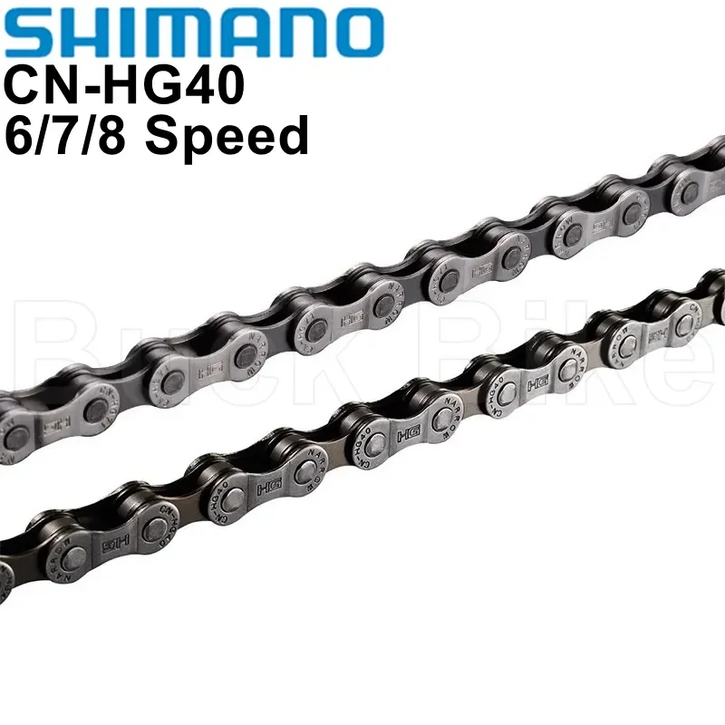 Original SHIMANO CN-HG40 Bike Chain 6/7/8 Speed Chain 116L Link CN HG40 MTB ROAD Bicycle Bike Chain