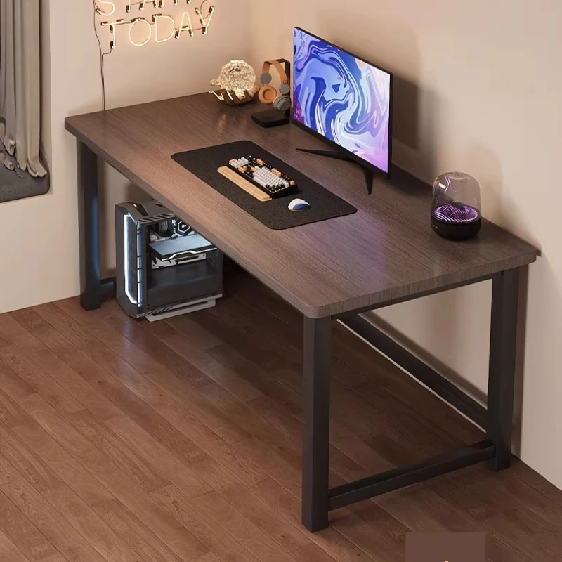 Space Saving Minimalist Office Desk Home Study Wooden Standing Office Desk Computer Modern Mesa Ordenador Commercial Furniture