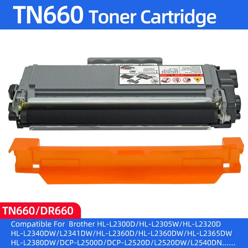 

TN660 630 Toner Cartridge Compatible for Brother HL-L2300D L2305W L2341DW L2360DW L2365DW DCP-L2500D L2520D L2560DW MFC-L2740DW